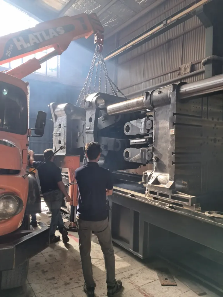 Relocation and commissioning of a 1,250-ton Lisong machine — 2
