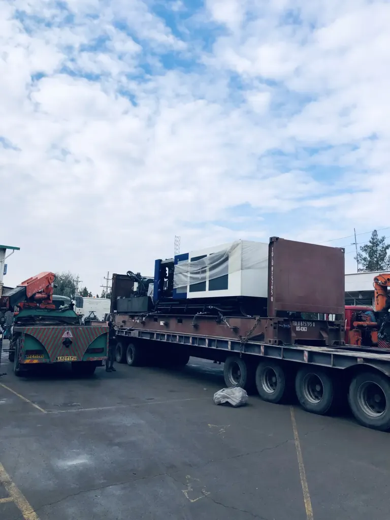 Installation of three heavy machines for Barazesh