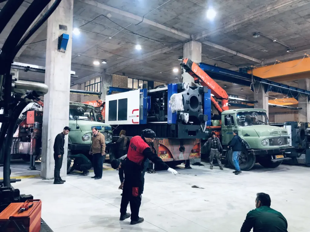 Installation of three heavy machines for Barazesh — 4